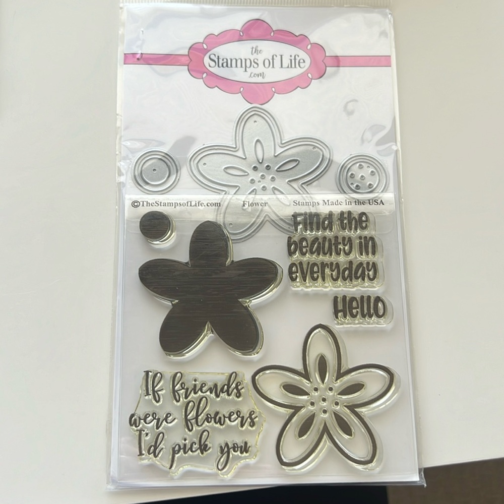 NWT TSOL Flower Stamp & die set